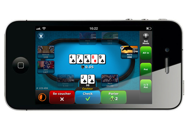 PMU Poker mobile