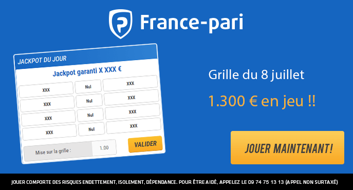 france-pari-grille-premier-10-mercredi-8-juillet-1300-euros